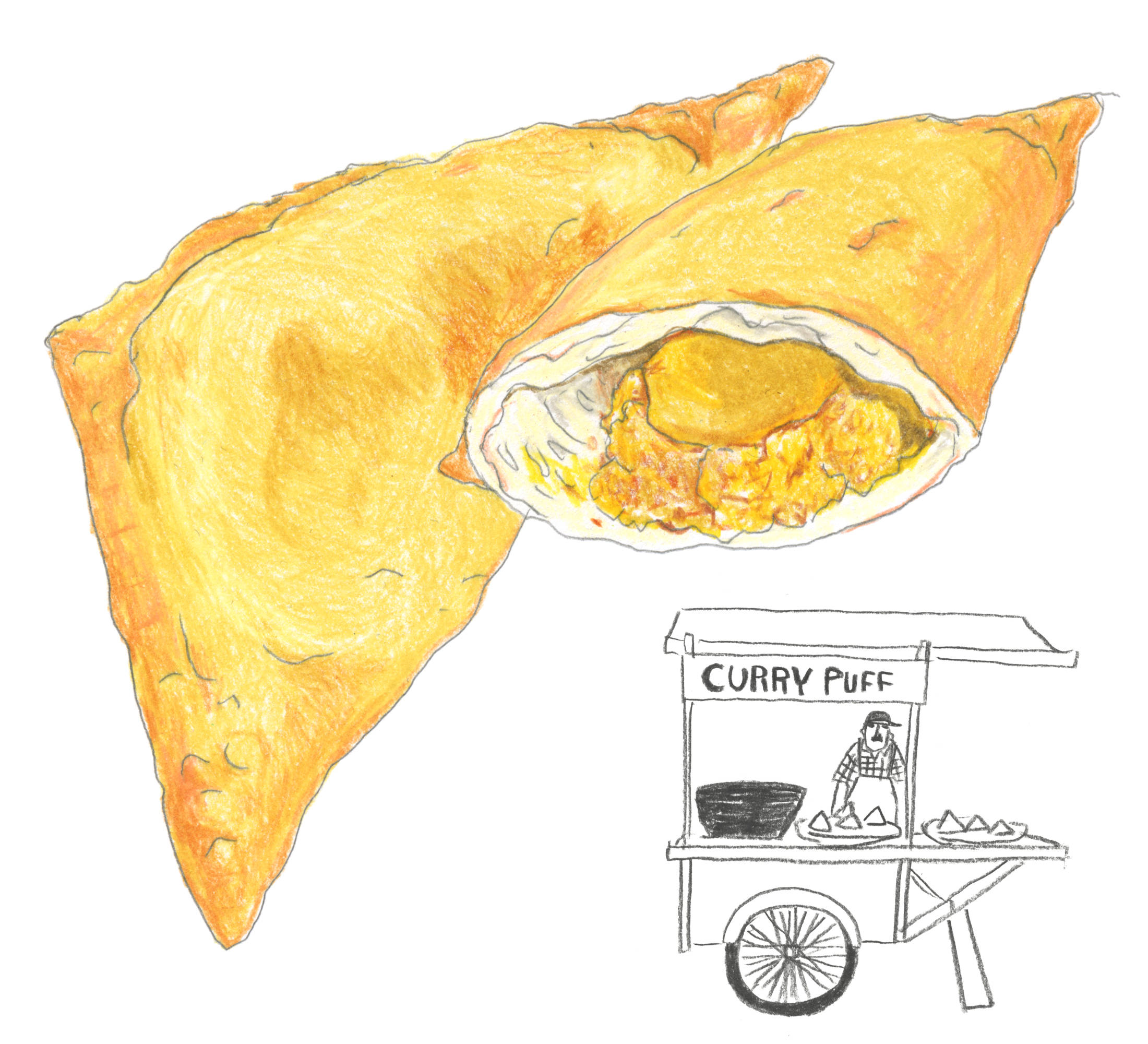 CURRY PUFF / curry pastry