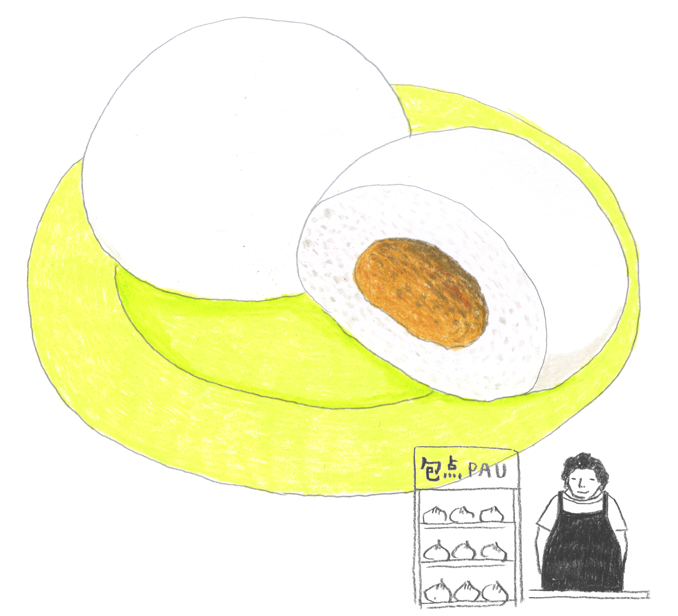 KAYA PAU / steamed bun